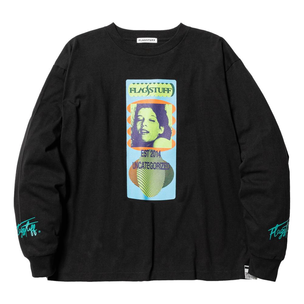 FLAGSTUFF 2014 Long Sleeve T-Shirt for Men & Women - Soft Cotton Crewneck Tee - Black Casual Shirt - Perfect for Everyday Wear, Work & Outdoor Activities