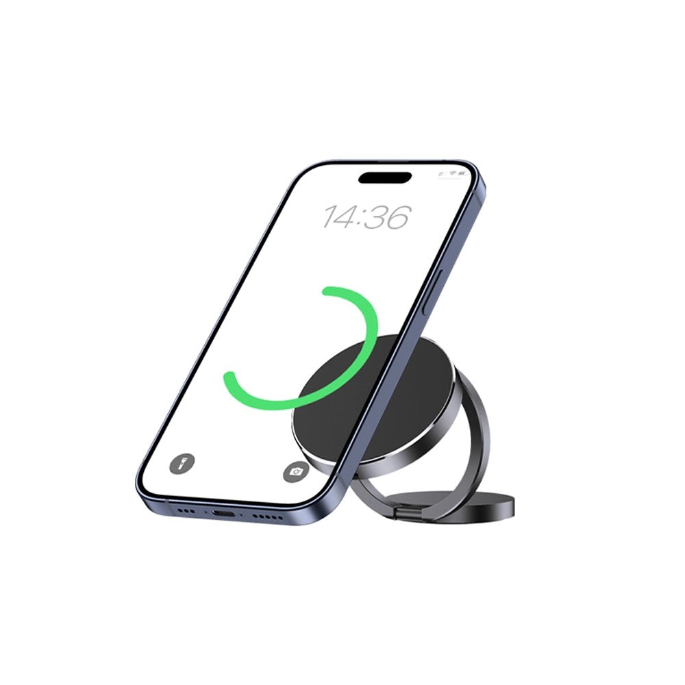 MagnetoDrive 360° Rotating MagSafe Wireless Car Charger Mount - Fast Charging Phone Holder for iPhone 14/13/12, Samsung Galaxy - Perfect for Commuting, Road Trips & Hands-Free Driving