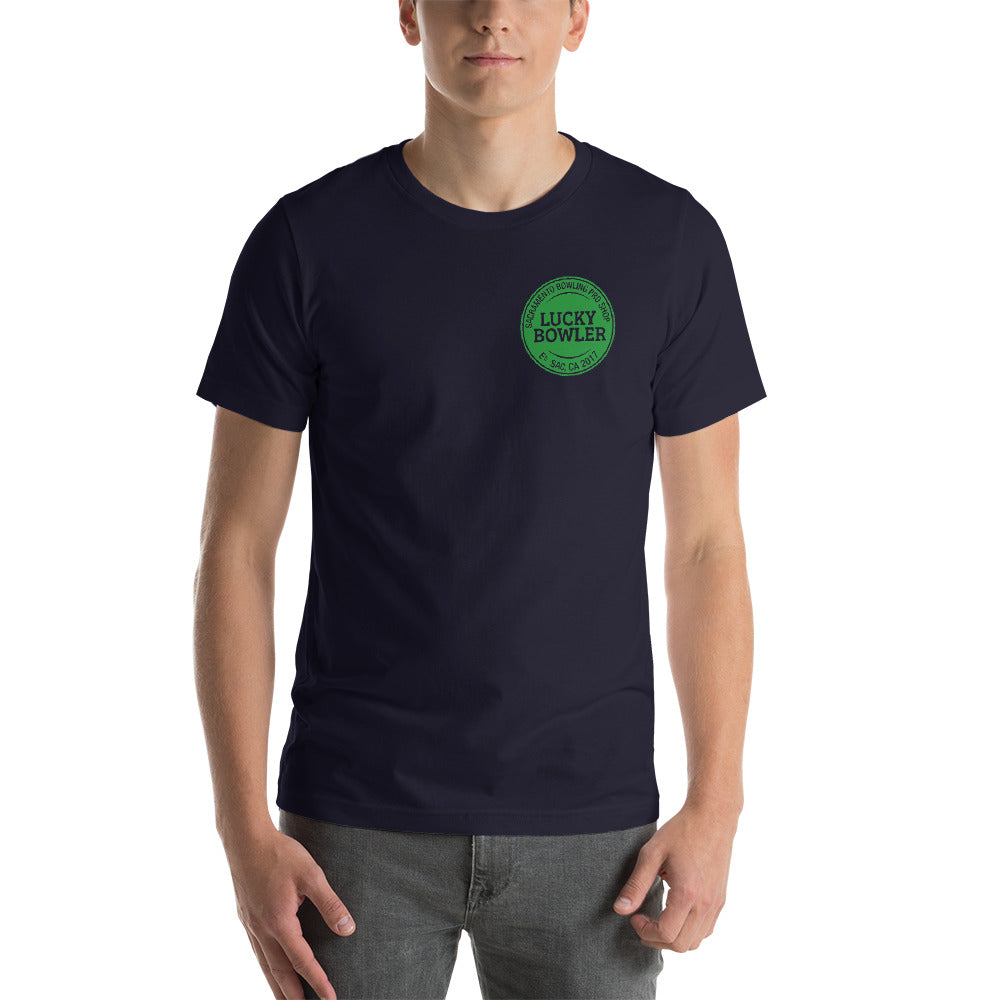 2020 Vintage Lucky Bowler T-Shirt for Men - Soft Cotton Graphic Tee with Retro Design - Perfect for Casual Wear, Bowling Nights & Street Fashion