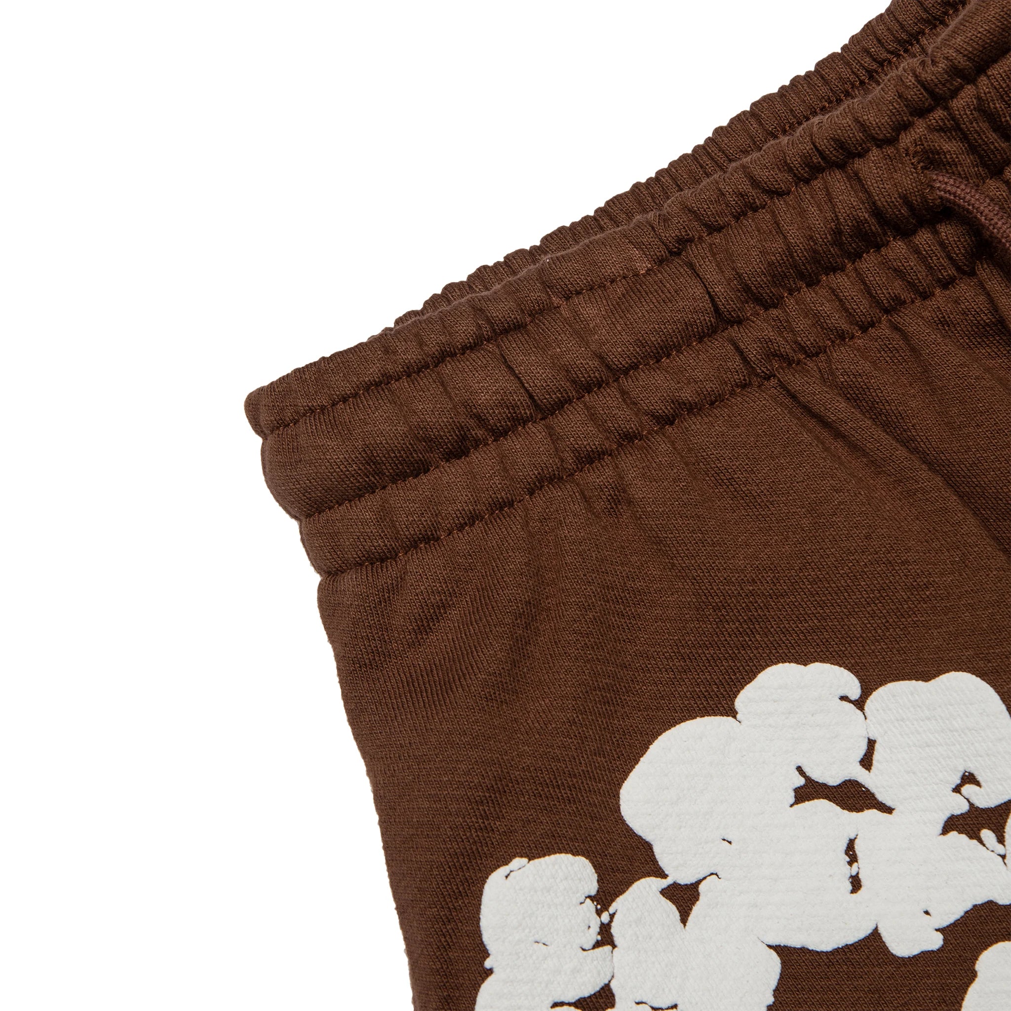 Denim Tears Cotton Wreath Brown Denim Shorts for Men - Casual Streetwear Summer Shorts for Outfits & Street Style Fashion