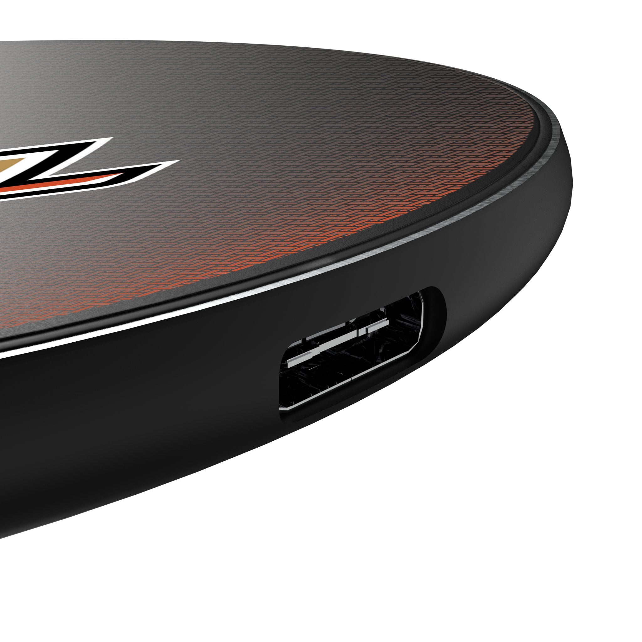 Anaheim Ducks NHL Team 15W Fast Wireless Charger Pad - Qi-Certified for iPhone, Samsung, AirPods - Perfect for Home, Office & Car Use