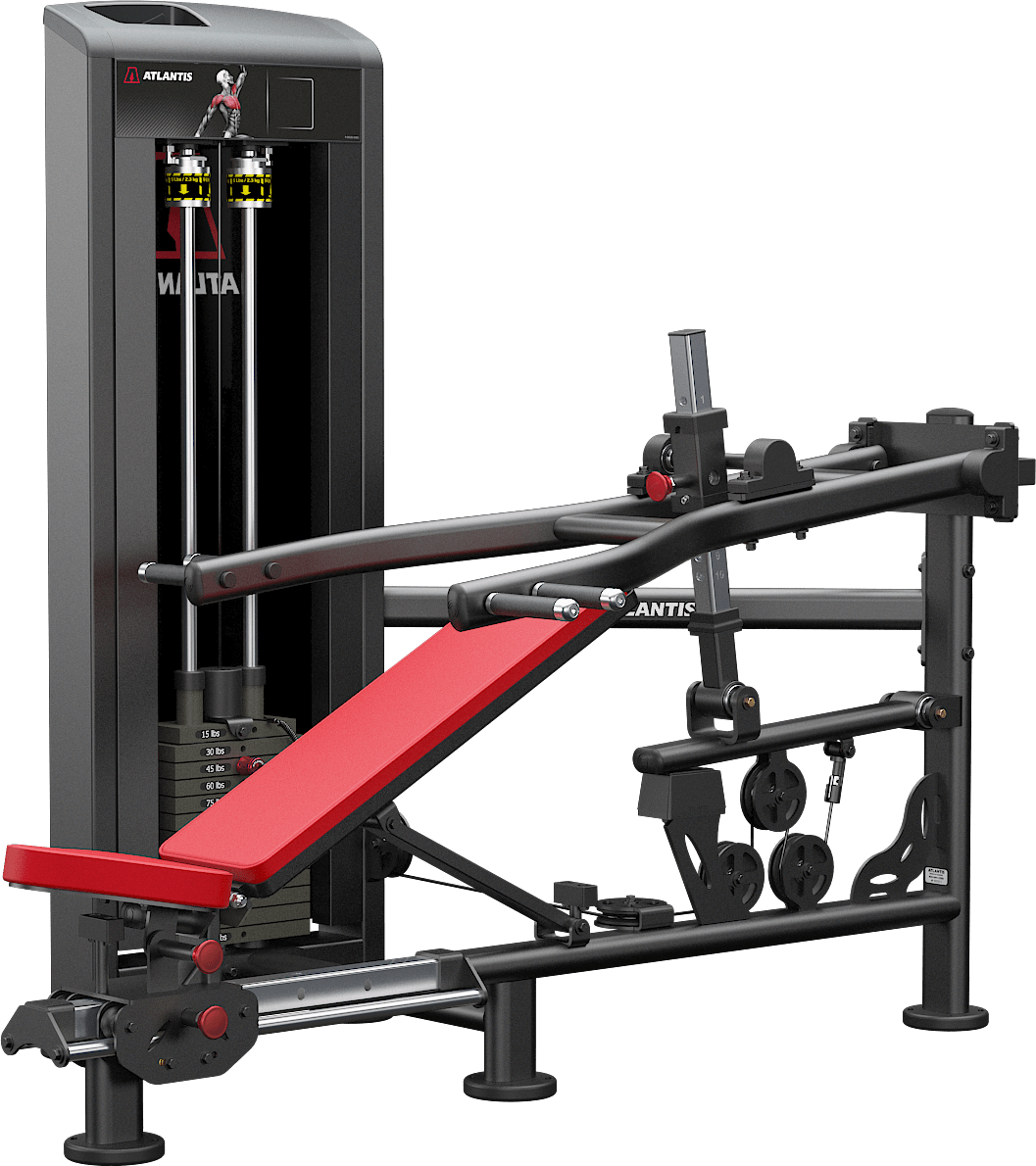 ATLANTIS Multi Press Machine for Home Gym & Strength Training - Heavy Duty Exercise Equipment for Full Body Workouts