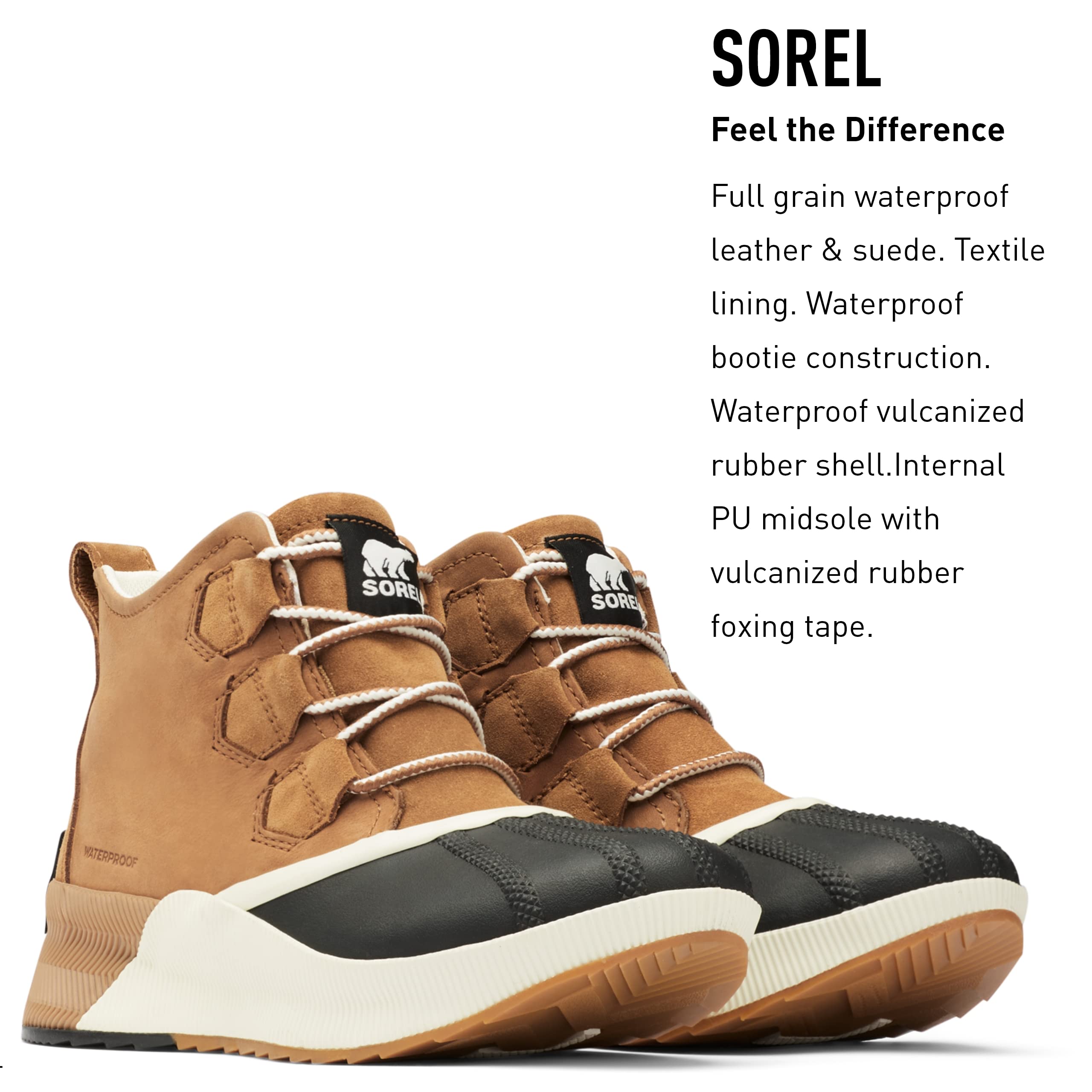 Sorel Women's Out N About III Classic Waterproof Winter Boots - Warm Snow Boots for Hiking, Walking & Outdoor Activities in Cold Weather