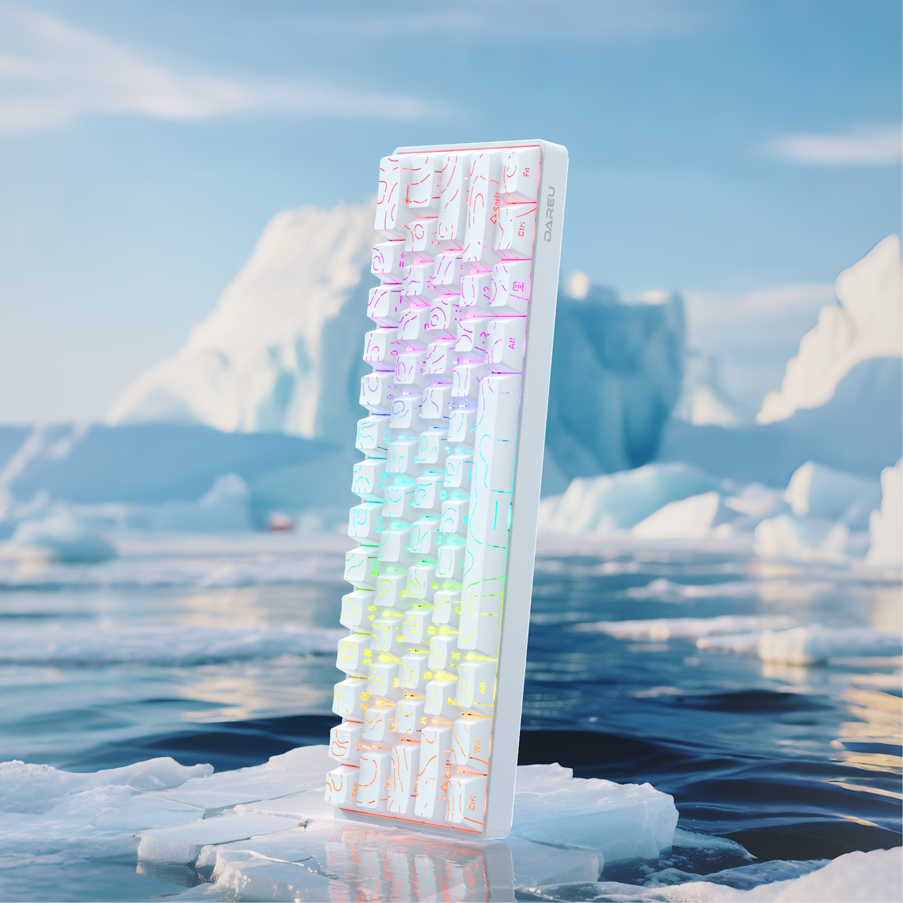 DAREU COOL60 Magnetic Gaming Keyboard - Hot Swappable Mechanical Keyboard with 0.01mm RT Accuracy - Perfect for FPS, MOBA & Typing Enthusiasts