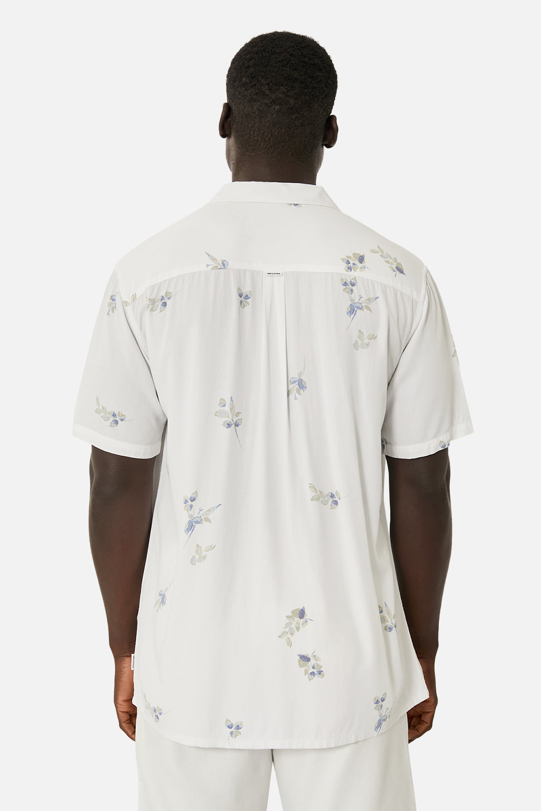 Premium Domingues Short Sleeve Shirt for Men - White & Sage Green Cotton Casual Tee | Perfect for Summer Outfits, Beach Vacations & Weekend Wear