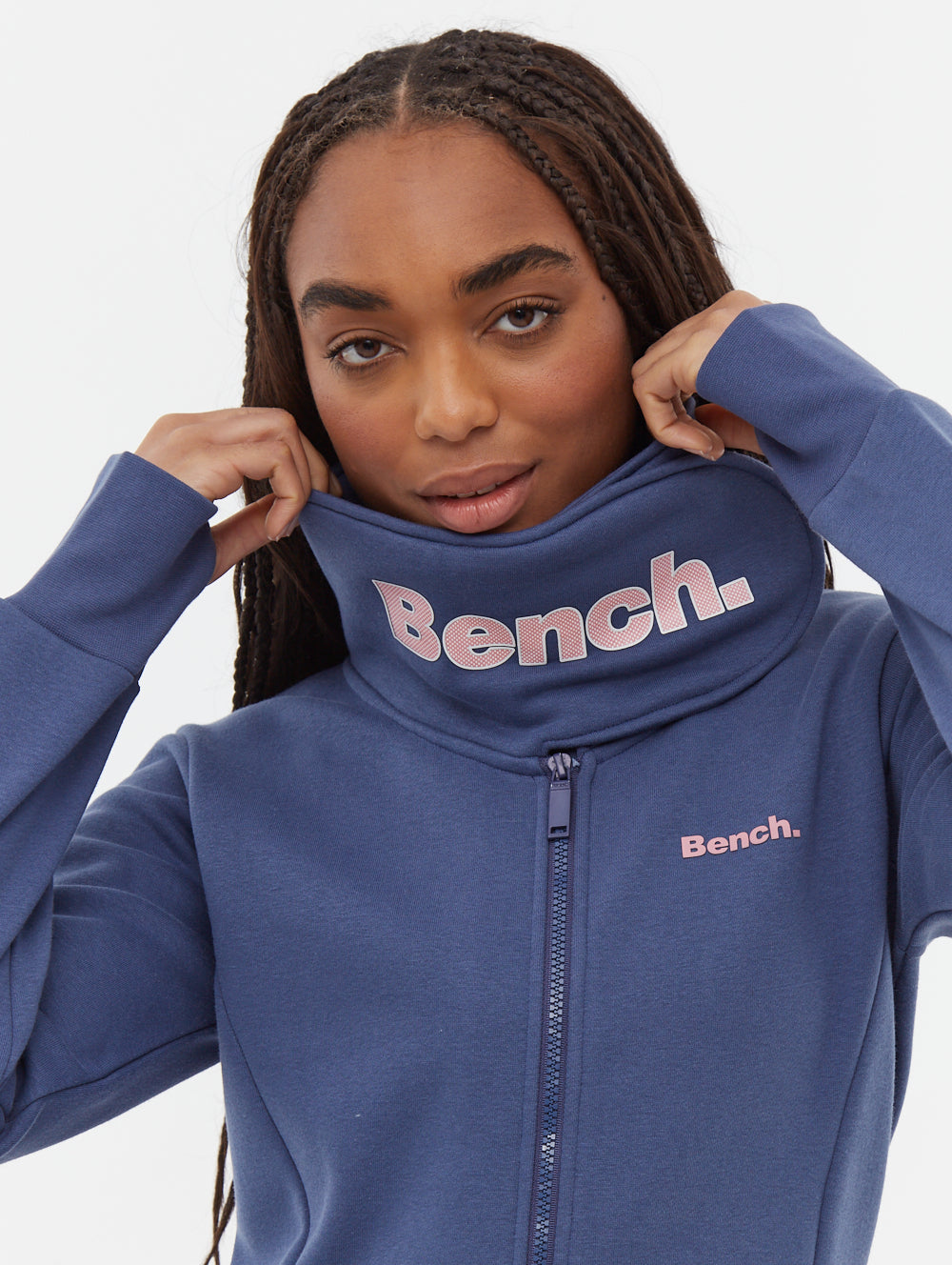 Haylo Wrap Neck Zip Up Sweater - Women's Stylish Knit Pullover for Fall & Winter | Perfect for Office, Casual Outings & Travel