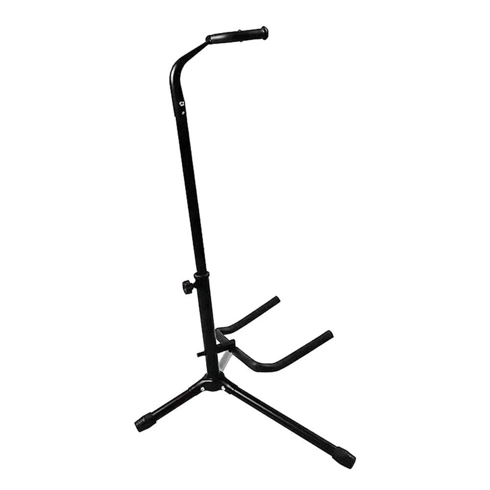 Adjustable Wan Qin Guitar Stand - Universal Vertical Metal Bass & Piano Stand - Folding Bakelite Dual-Purpose Instrument Holder for Home, Studio & Stage Performances