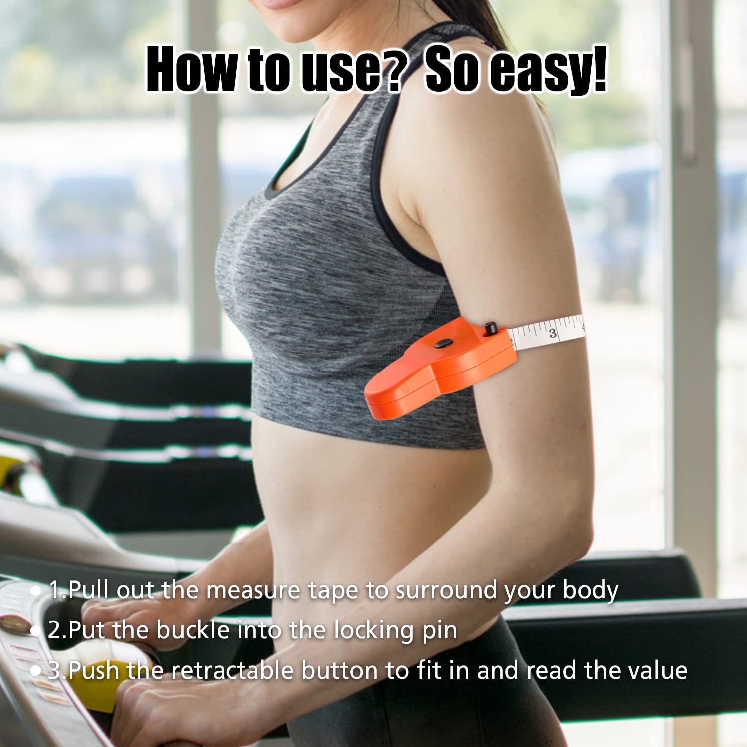 4 Pack 60 Inch (150cm) Retractable Body Measuring Tape - Accurate Weight Loss & Muscle Gain Tracking Tool, One-Hand Operation | Perfect for Fitness Enthusiasts, Tailors & Home Measurements
