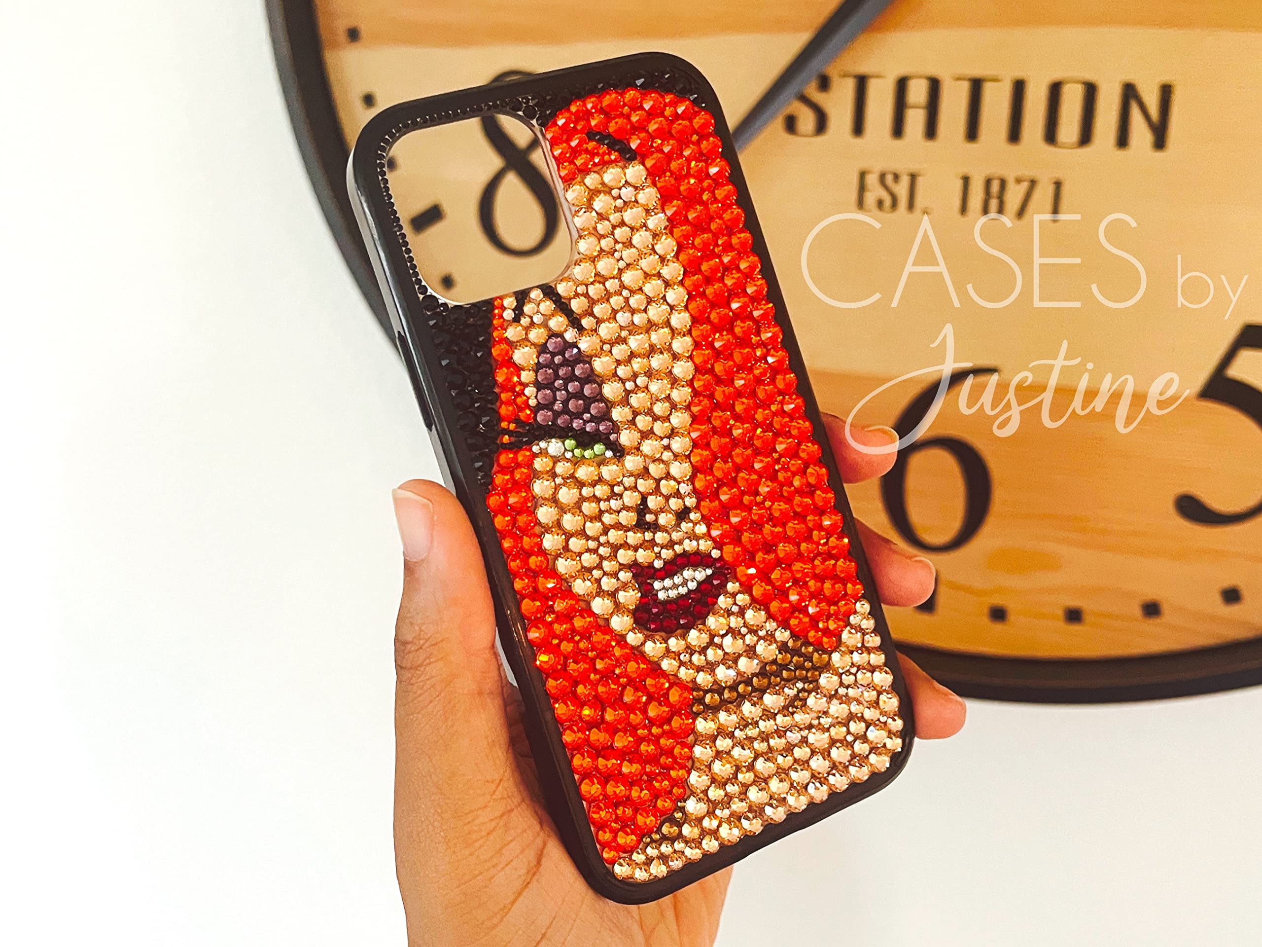 Jessica Rabbit Rhinestone Glitter Phone Case for Samsung Galaxy S21 FE - Trendy Protective Cover for Women, Girls | Perfect Gift for Birthday, Christmas & Daily Use