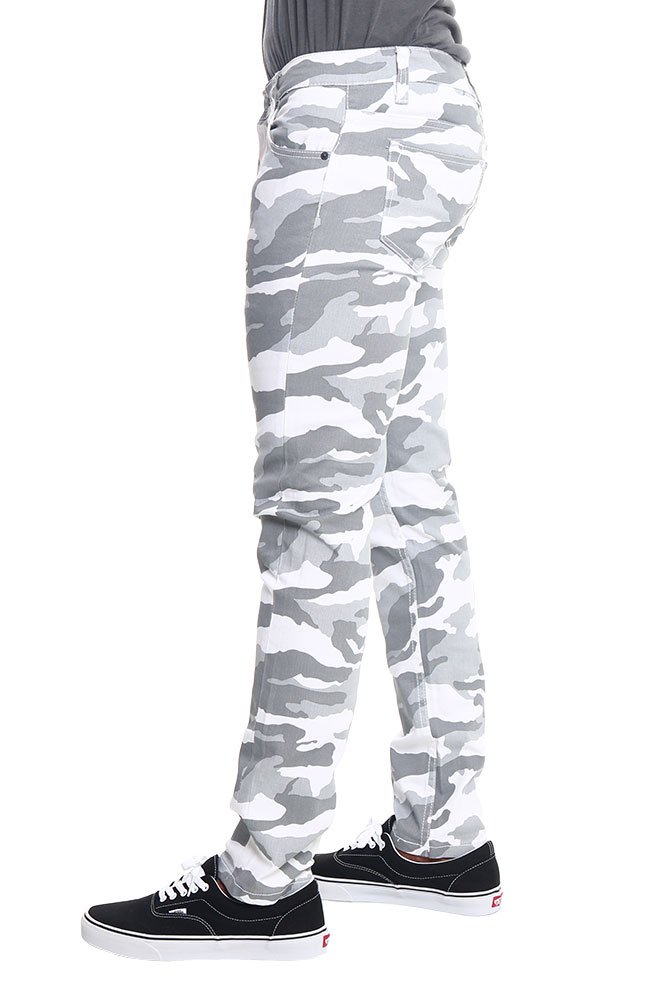 Men's Camouflage Skinny Fit Jeans - Stretch Denim Pants for Casual Wear & Outdoor Adventures | Perfect for Hiking, Street Style & Everyday Fashion