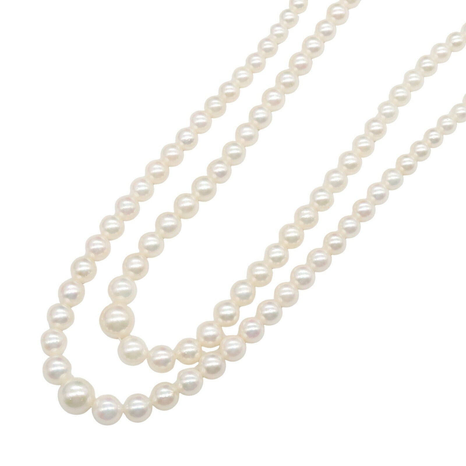 925 Sterling Silver 2-Strand Pearl Necklace - Elegant Women's Jewelry Gift for Bridal, Party & Special Occasions