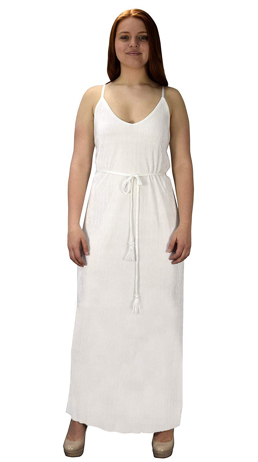 Vintage Elegant Boho Spaghetti Strap Maxi Dress - Flowy Summer Beach Dress for Women, Perfect for Vacations, Weddings & Boho Fashion