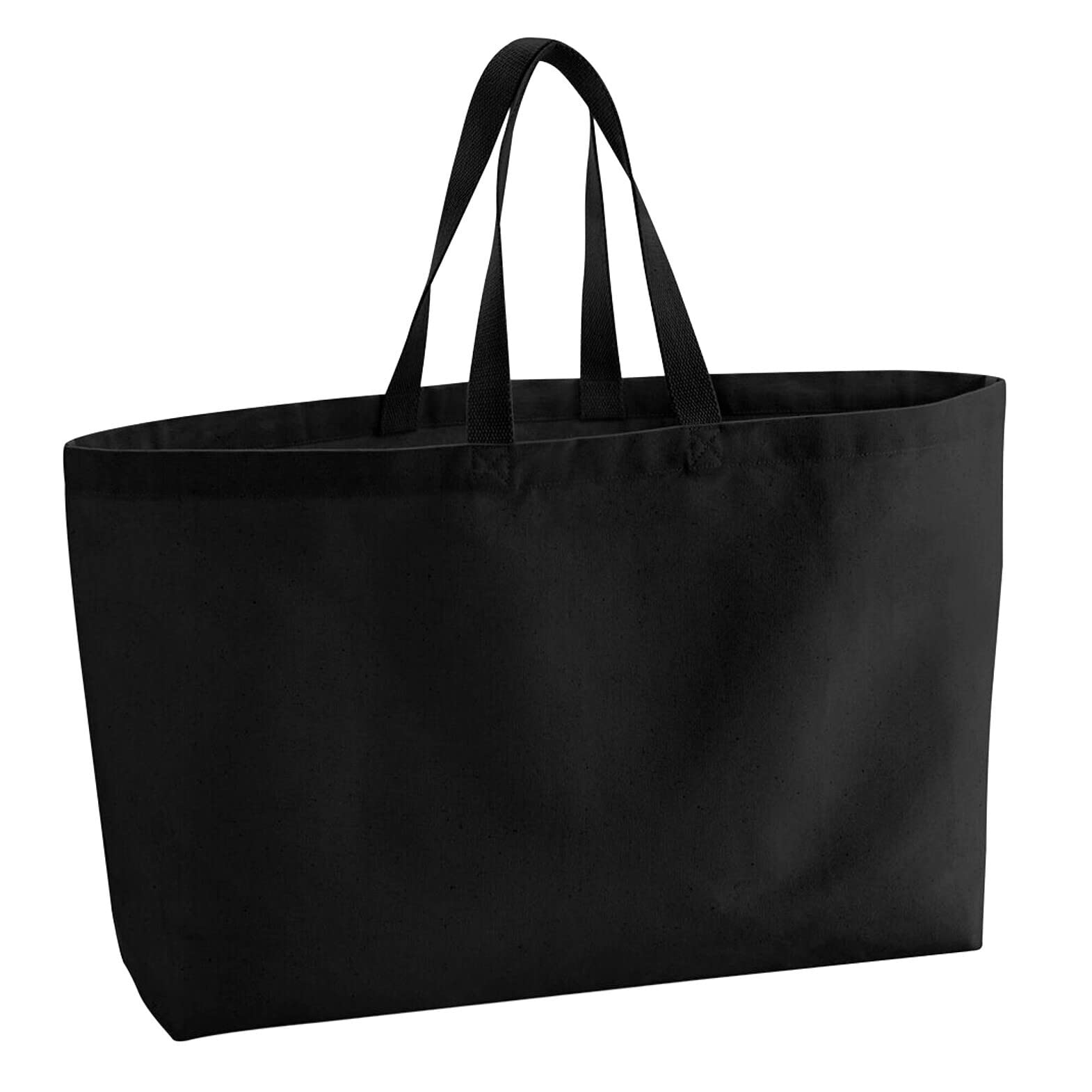 Stylish Large Canvas Tote Bag for Women - Durable Eco-Friendly Shopper with Long Handles - Perfect for Work, Beach, Grocery Shopping & Daily Use