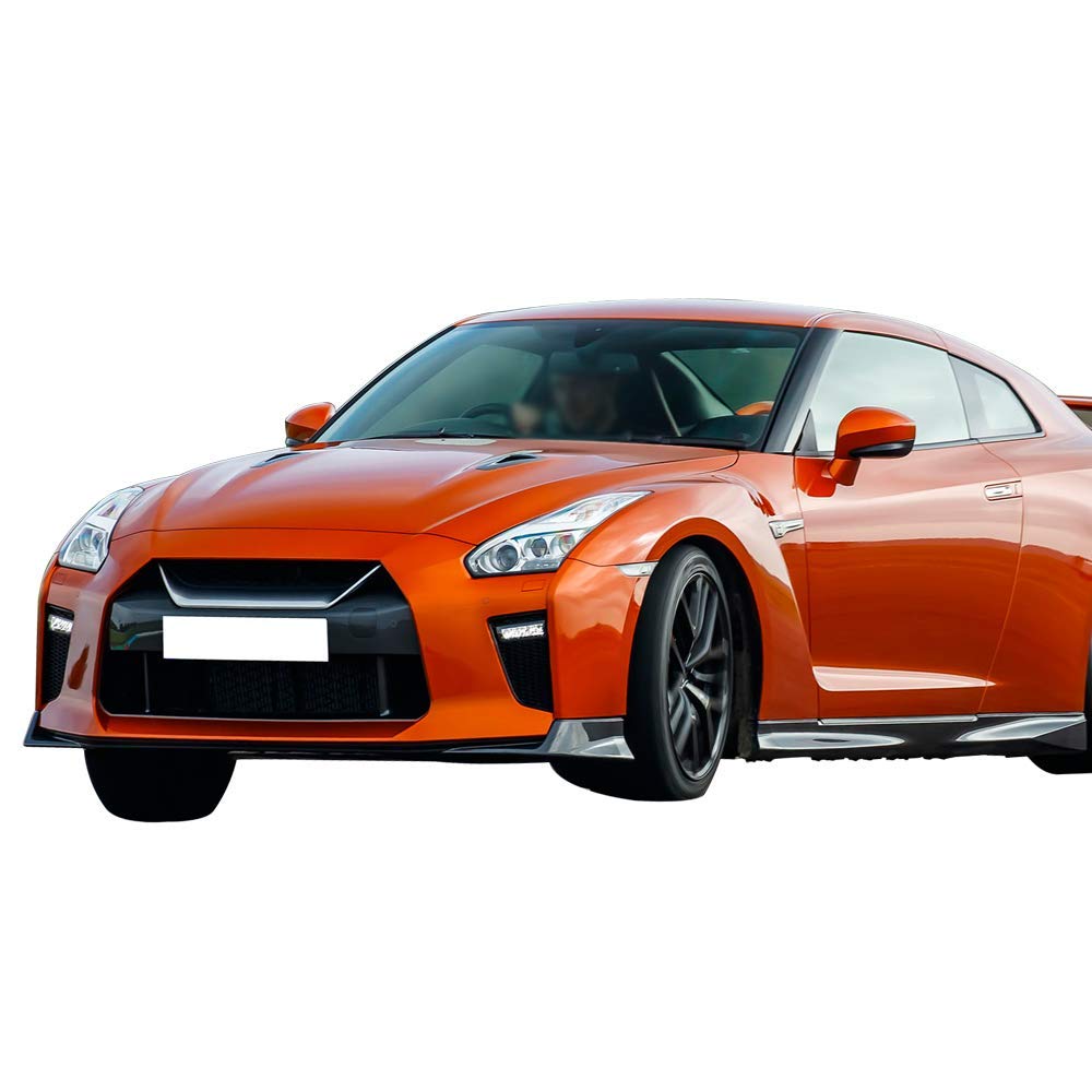 IKON MOTORSPORTS Front Bumper Cover & Headlights for 2009-2022 Nissan GT-R R35 - Factory Style Replacement Bumper & Conversion Headlamps | Perfect for Performance Upgrades & Car Restoration Projects