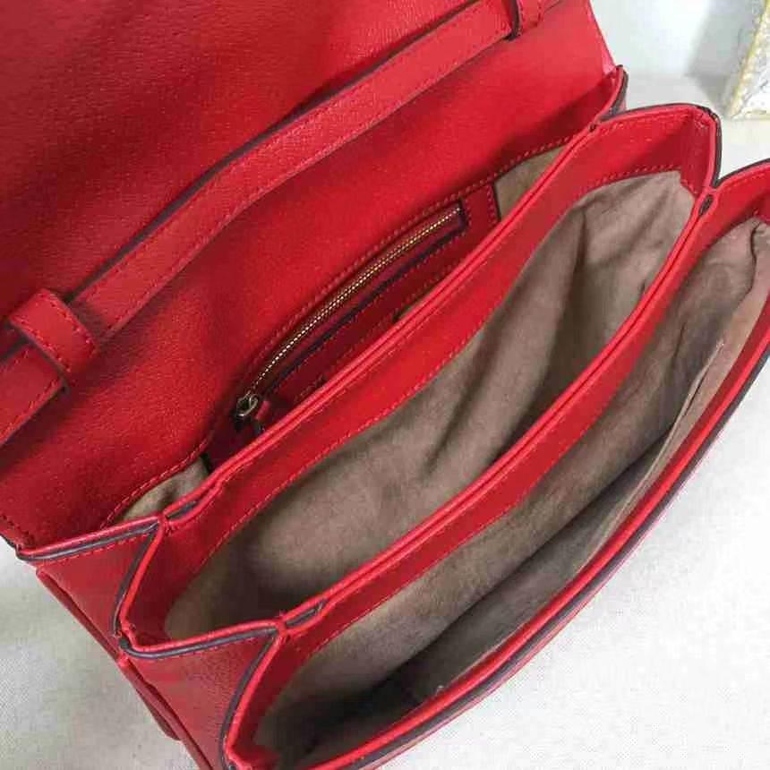 Gucci Queen Margaret GG Supreme Medium Shoulder Bag in Red | Luxury Designer Handbag for Women | Perfect for Work, Parties & Everyday Use