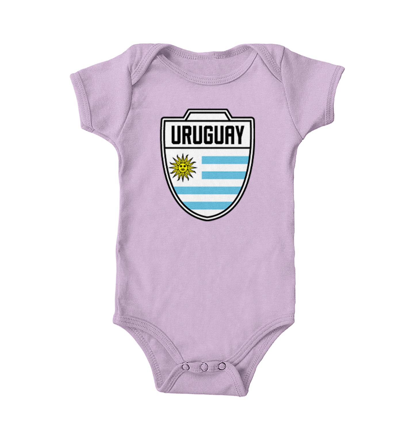 Haase Unlimited Uruguay National Team Soccer Baby Bodysuit - Soft & Comfortable Infant Jersey for Boys & Girls - Perfect for Match Days & Fan Events
