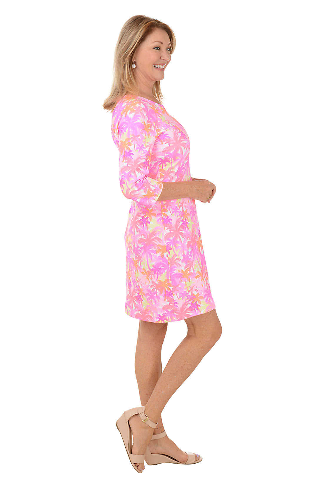 Sunset Grove UPF50+ Sun Protection Travel Dress - Lightweight & Breathable for Beach Vacations, Hiking & Summer Outings