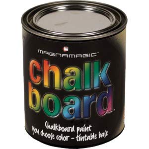 MAGCHBPT-4 Qt Tintable Chalkboard Paint - 6 Pack | DIY Chalkboard Paint for Walls, Furniture & Crafts | Perfect for Kids Rooms, Restaurants & Creative Projects