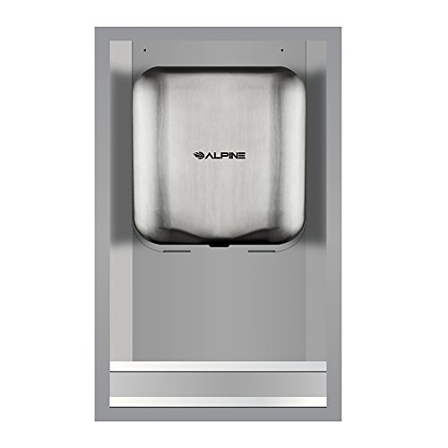 Alpine Bathroom Hand Dryer Recess Kit - Wall Mounted for Commercial & Public Restrooms (Hand Dryer Sold Separately) - Perfect for Hospitals, Schools, and Office Buildings