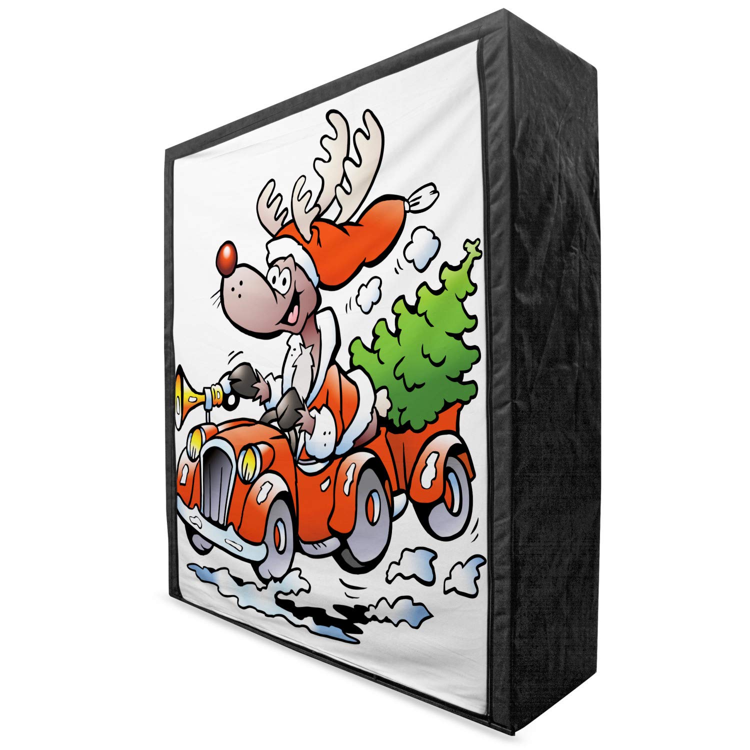 Ambesonne Christmas Portable Fabric Wardrobe - 59