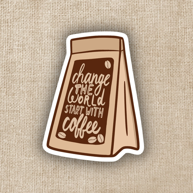Eco-Friendly Coffee Stickers - Reusable & Customizable for Mugs, Laptops & Water Bottles | Perfect for Coffee Lovers & Office Use