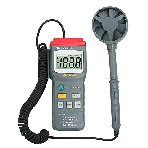 Digital Anemometer - High Precision Air Velocity Tester & Wind Speed Meter with Wide Measuring Range for HVAC, Industrial, and Outdoor Activities