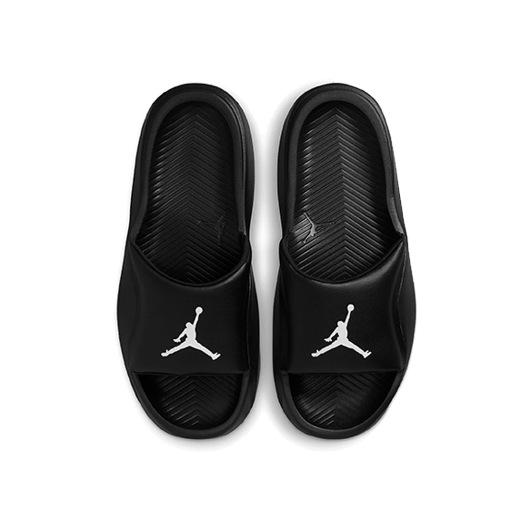 FRANCHISE Slides for Men & Women - Black & White Comfortable Sandals for Casual Wear, Beach, Pool & Outdoor Activities