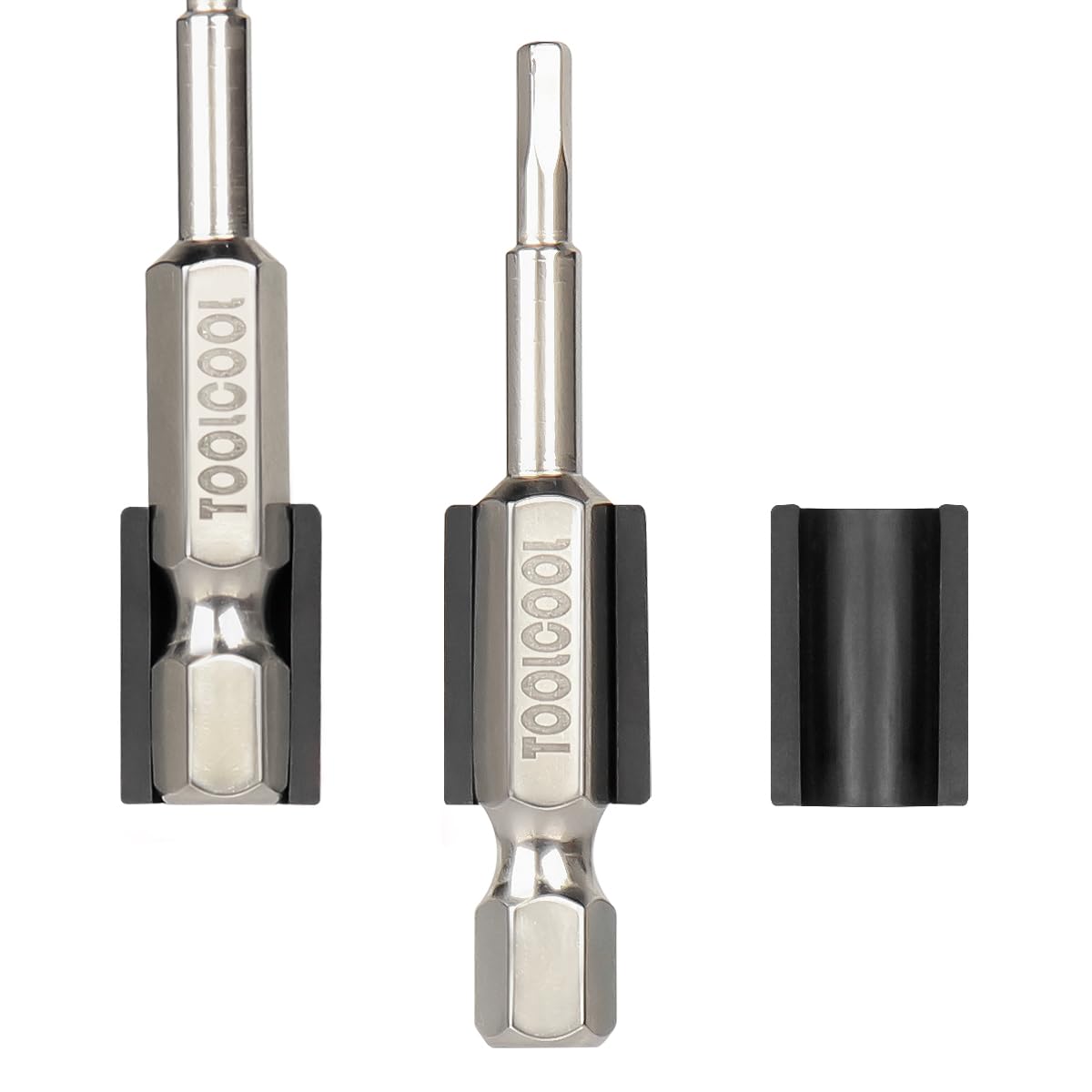 Toolcool 10-Piece Hex Shank Screwdriver Bit Holder Set - Plastic Screwdriver Head Storage Case for Drill Bits & Accessories - Perfect for DIY Projects, Home Repairs & Workshop Organization