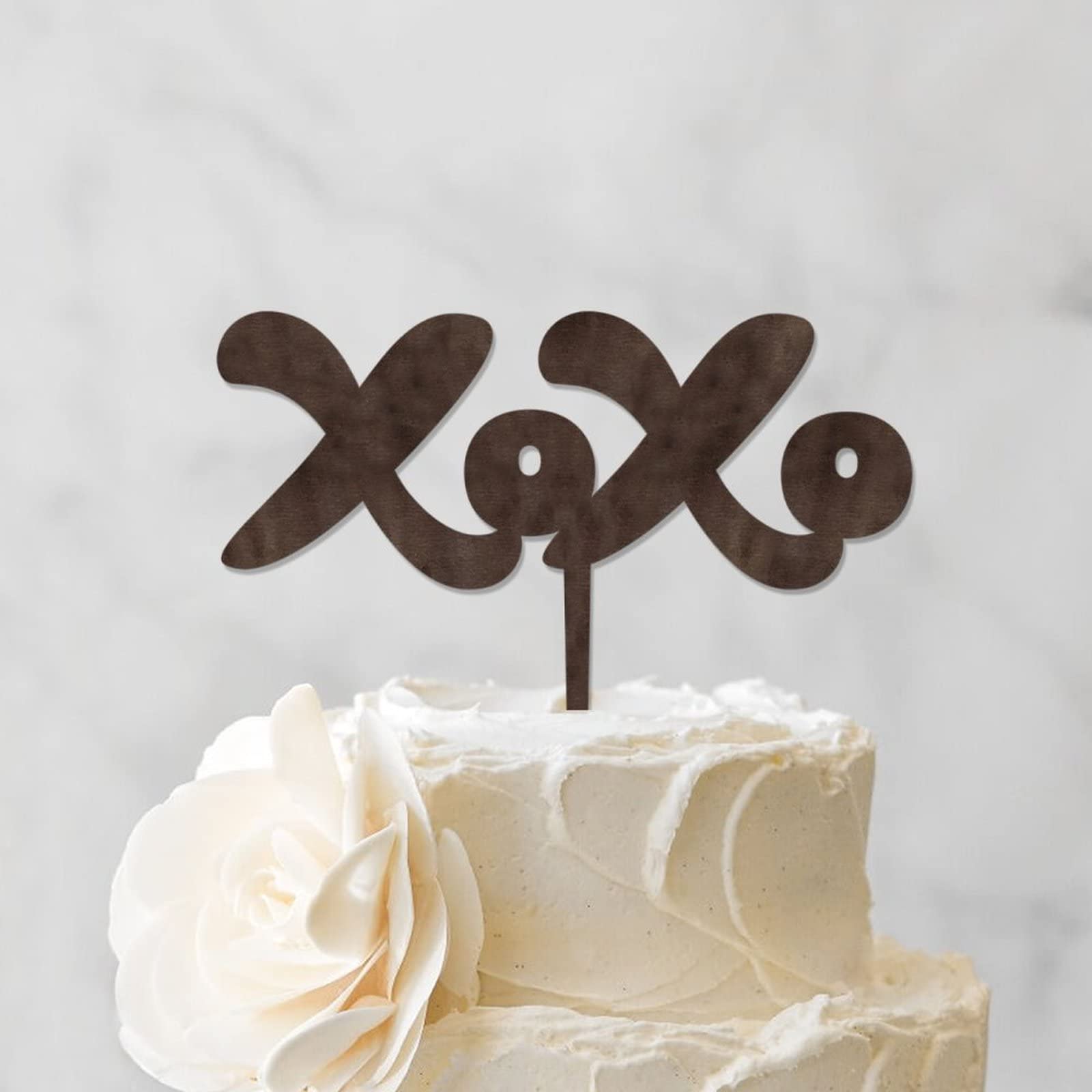 Personalized Mr & Mrs Cake Topper - Custom Rustic Wood Wedding Cake Topper with Last Name & Funny Love Quotes - Perfect for Bridal Showers, Anniversaries & Romantic Celebrations