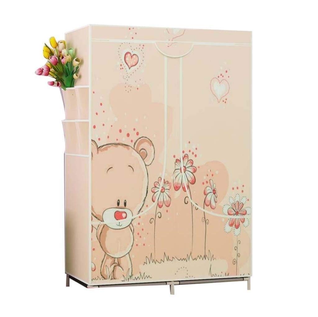 Portable Modular Wardrobe Closet - Space Saving Fabric Storage Organizer with Hanging Rod & Folding Cubes | Perfect for Small Apartments, Dorm Rooms & Closet Organization