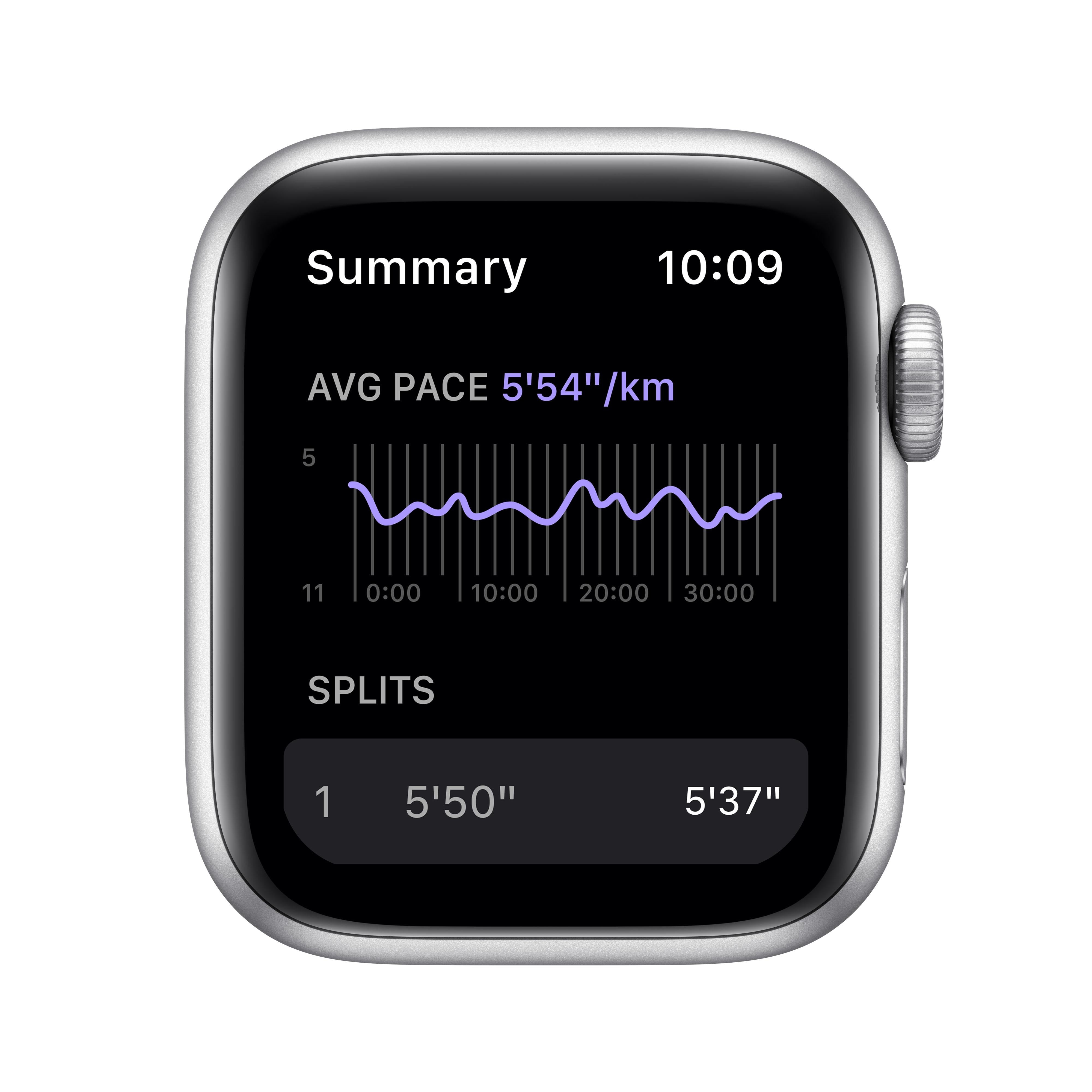 Apple Watch Nike SE (GPS) 40mm Silver Aluminum Case with Platinum/Black Nike Sport Band - Perfect for Running, Workouts & Daily Fitness Tracking