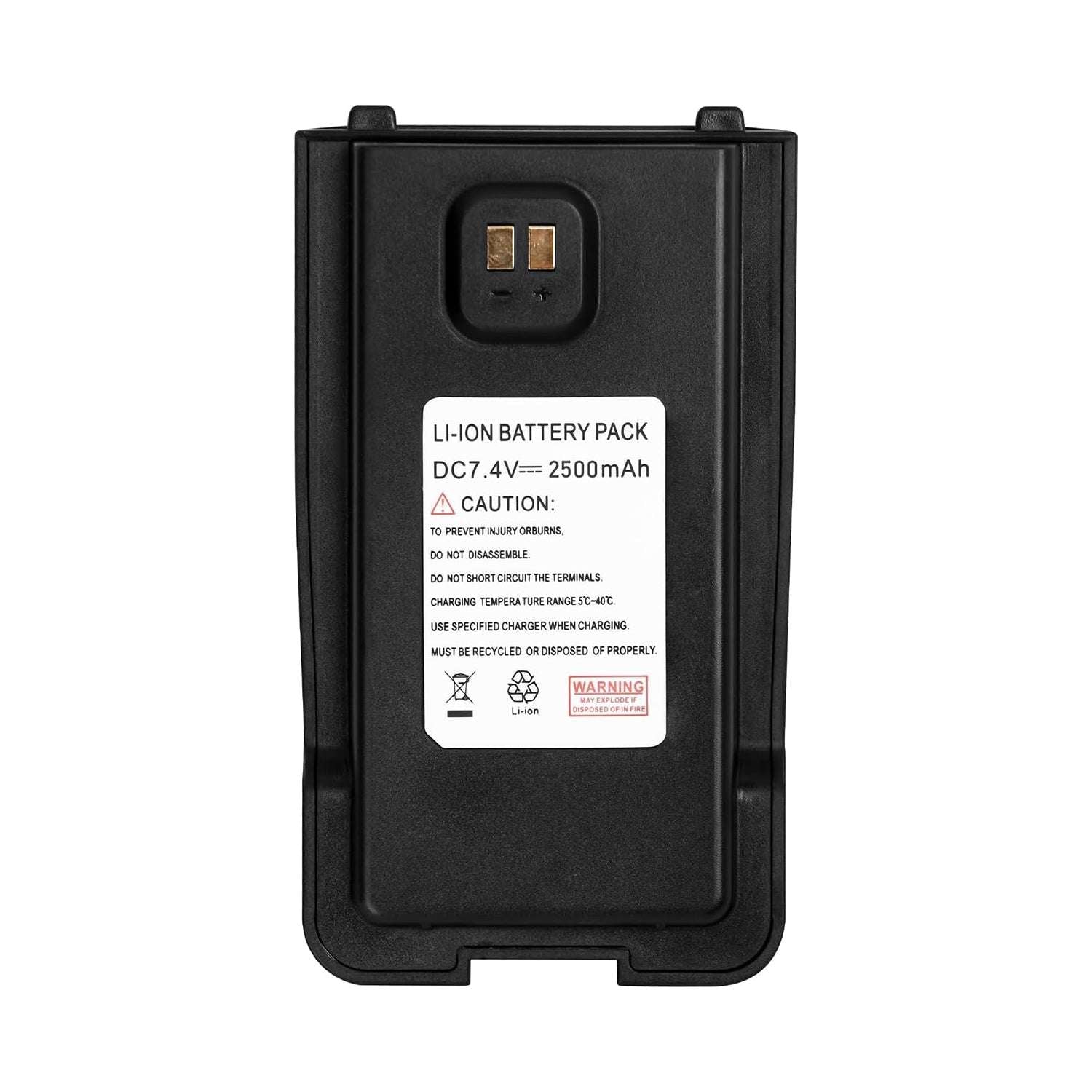 2500mAh Rechargeable Battery Replacement for TD H8 Two-Way Radio - Long Lasting Power for Outdoor, Camping, and Emergency Communication