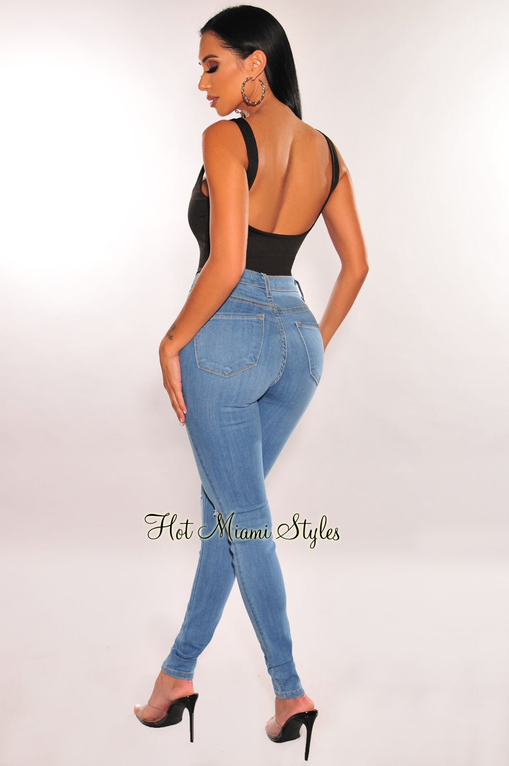 Black Silky Sleeveless Square Neck Bodysuit for Women - Sexy Stretchy Camisole Top - Perfect for Layering, Date Night & Casual Outfits