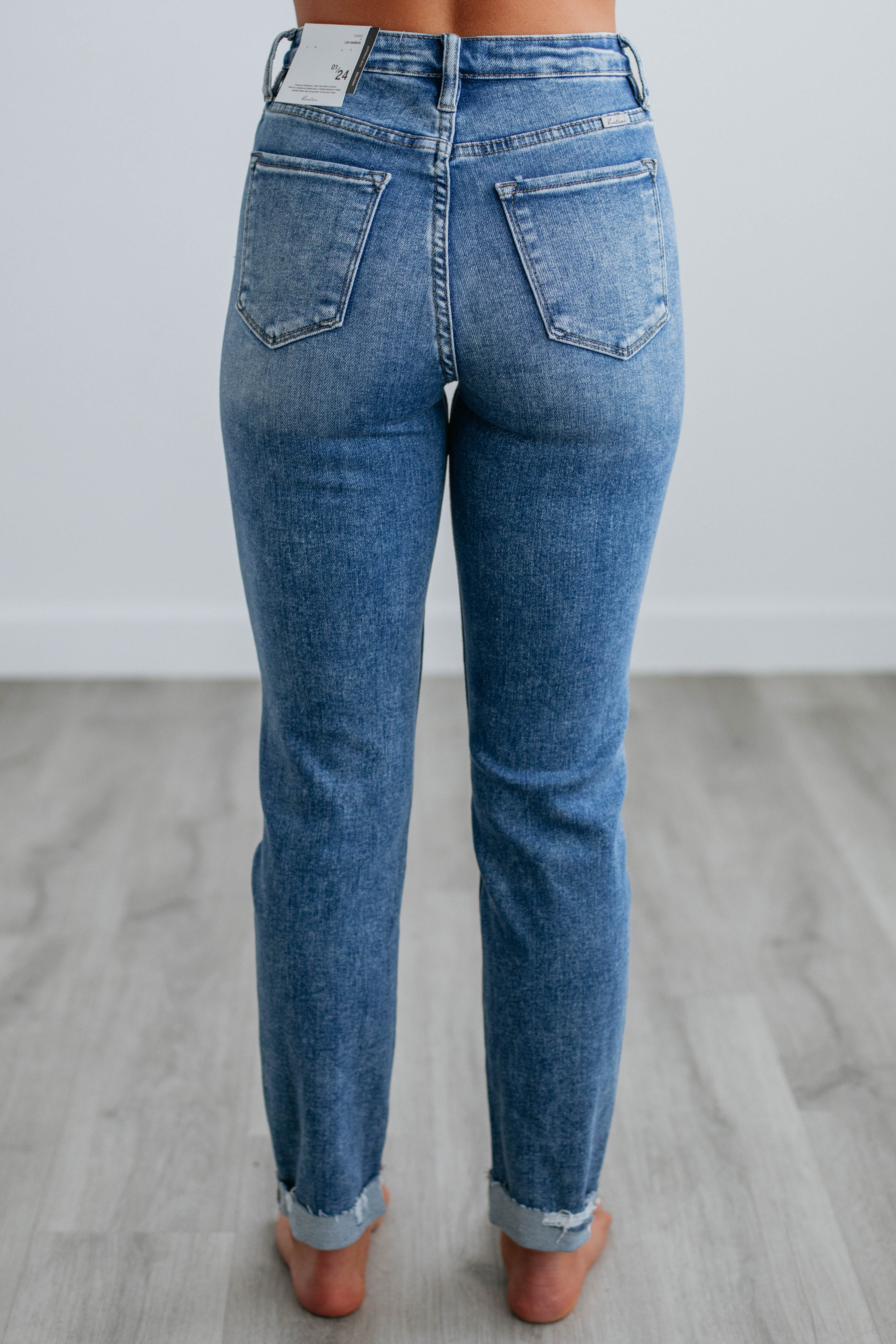 Carlin KanCan Jeans for Women - Medium Wash Denim Skinny Jeans - Perfect for Casual Wear & Night Out