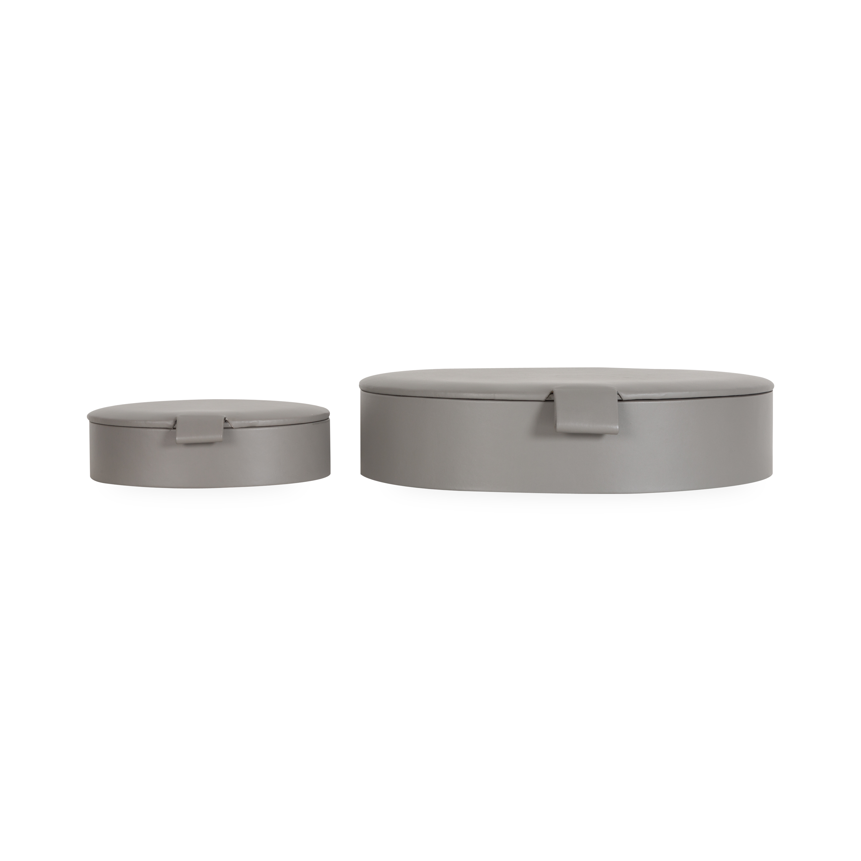 Premium Genuine Leather Oval Jewelry Box - Elegant Storage for Rings, Necklaces & Keepsakes | Perfect for Gifts, Travel & Home Decor