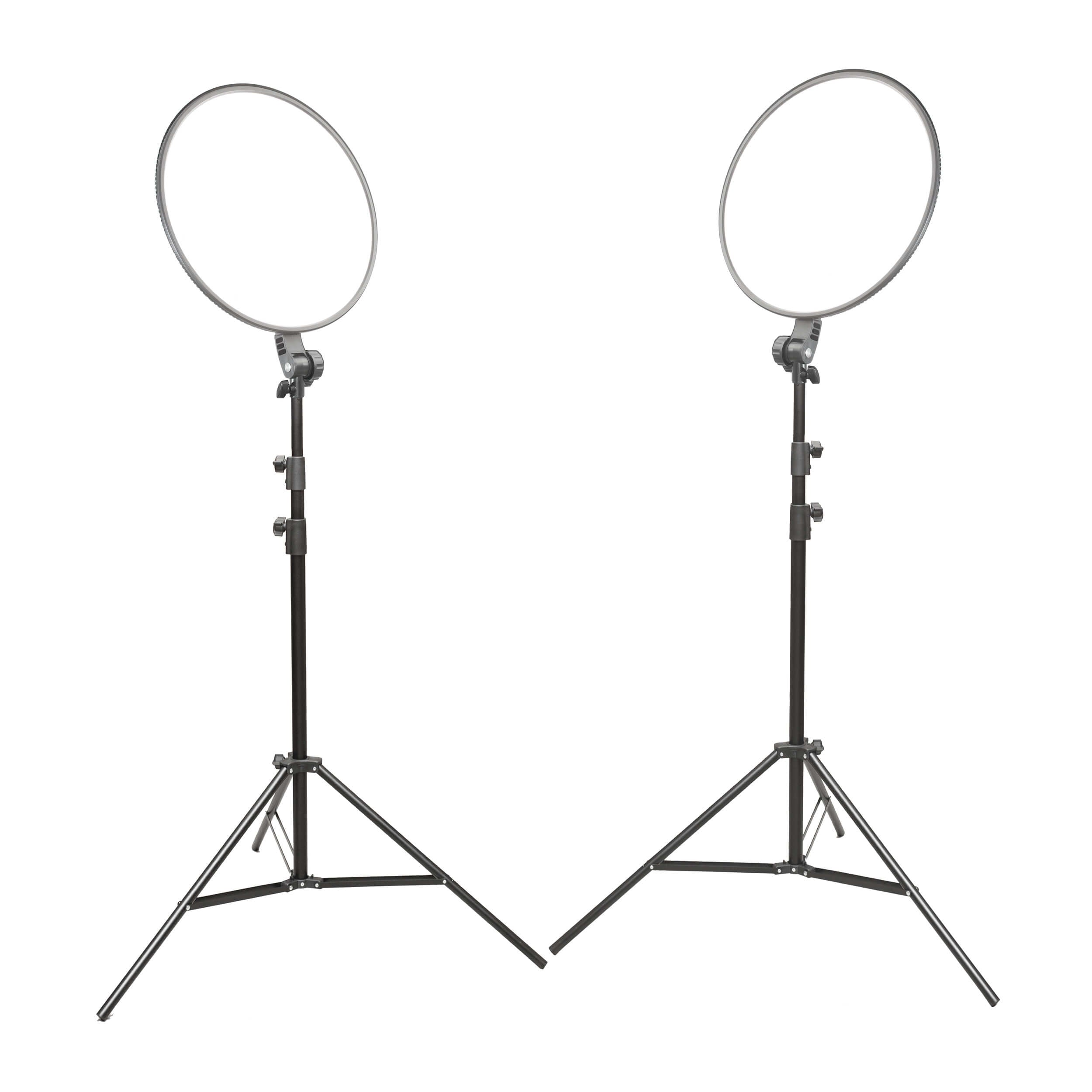GLOWPAD 450S Slim LED Panel Light Kit - Daylight Balanced 5600K, Ultra-Thin Design for Photography & Videography - Perfect for Studio, YouTube, and Content Creation