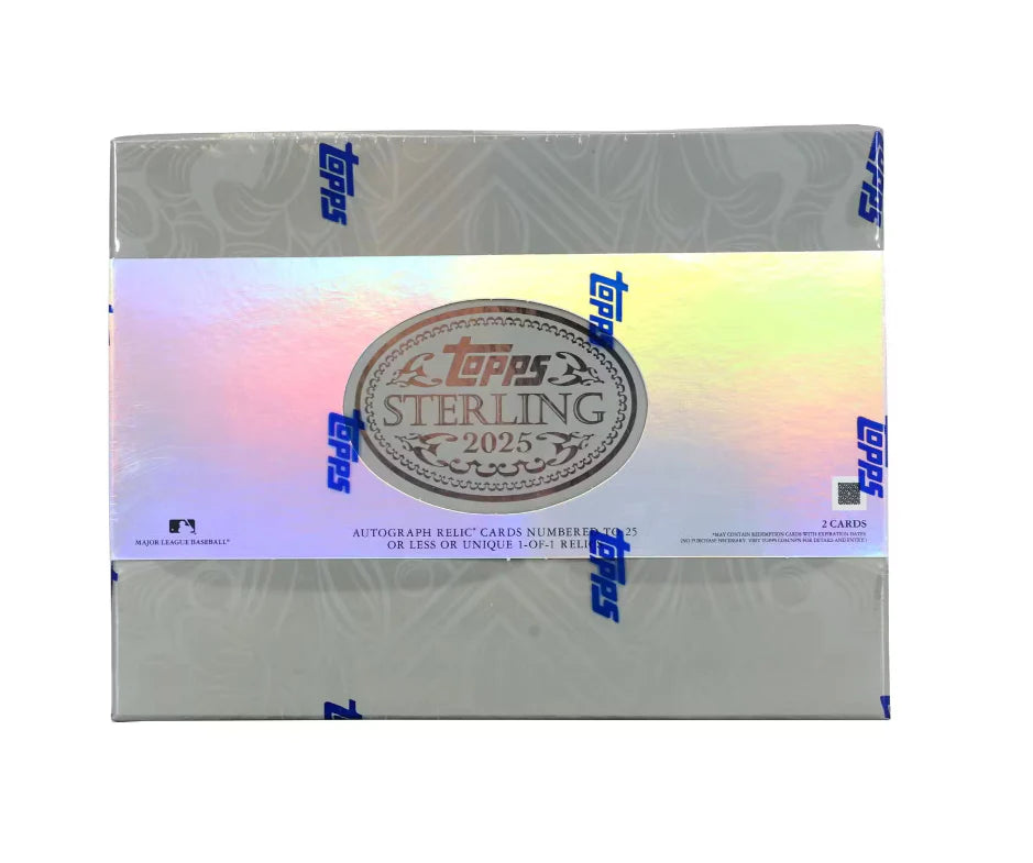 2025 Topps Sterling Baseball Hobby Box - Premium Collectible Trading Cards for Baseball Fans - Perfect for Collectors, Investors, and Fantasy Sports Enthusiasts