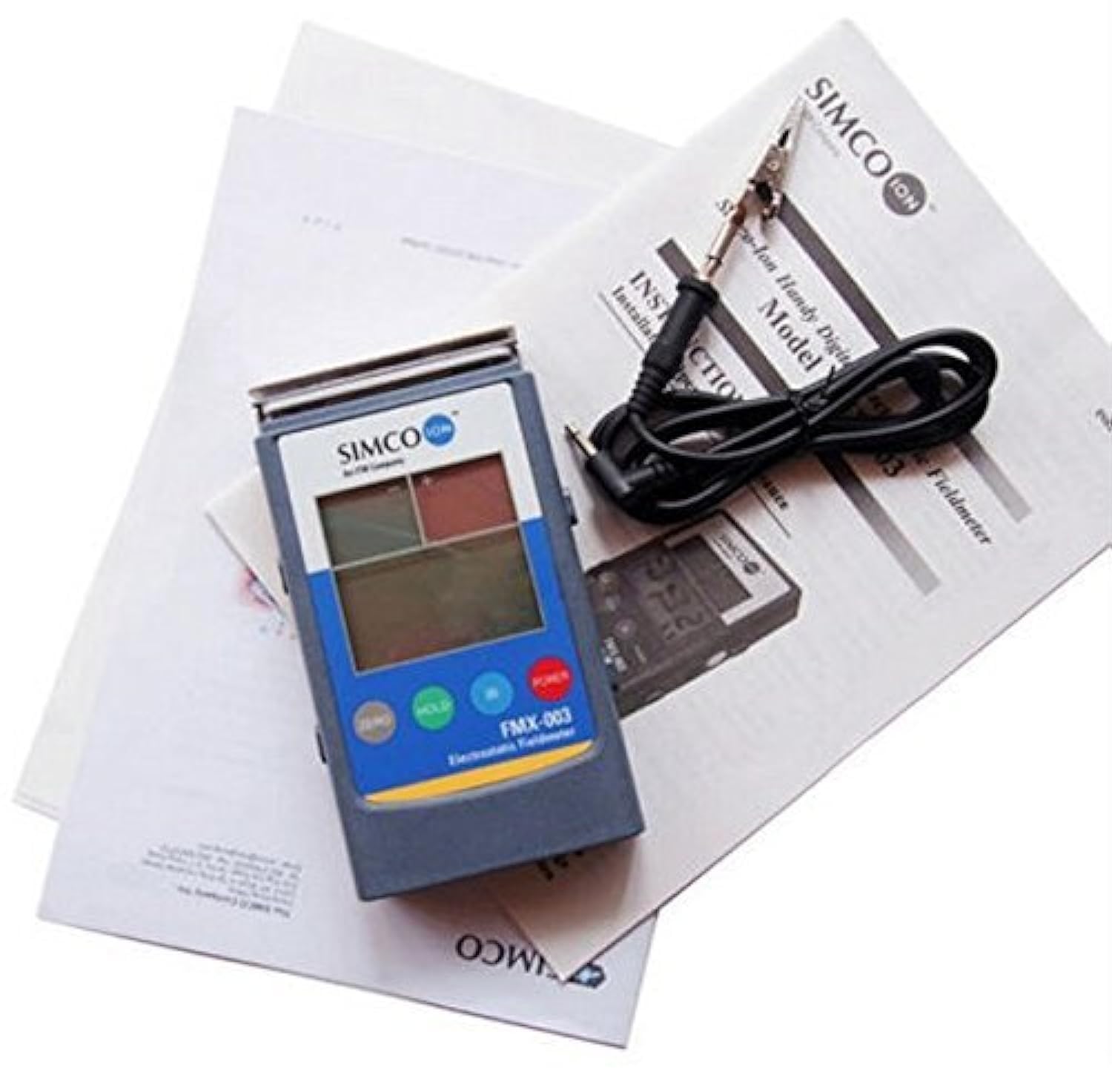 Simco FMX-003 Handheld Electrostatic Field Meter - Portable Static Charge Tester for Industrial ESD Control, Cleanroom Monitoring & Electronics Manufacturing