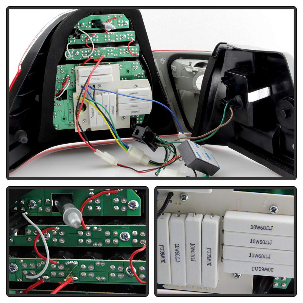 BMW 3-Series E46 LED Tail Lights (2002-2005) - Euro Style Brake Lights for Enhanced Visibility & Style | Perfect for Night Driving & Car Customization
