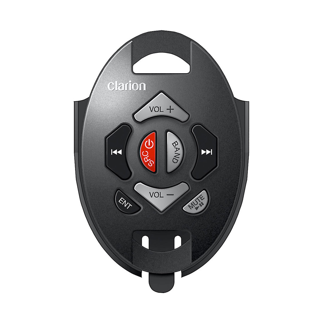 Clarion MF1 Waterproof RF Floating Remote Control with OEM Steering Wheel Interface - Perfect for Boats, Marine & Automotive Use