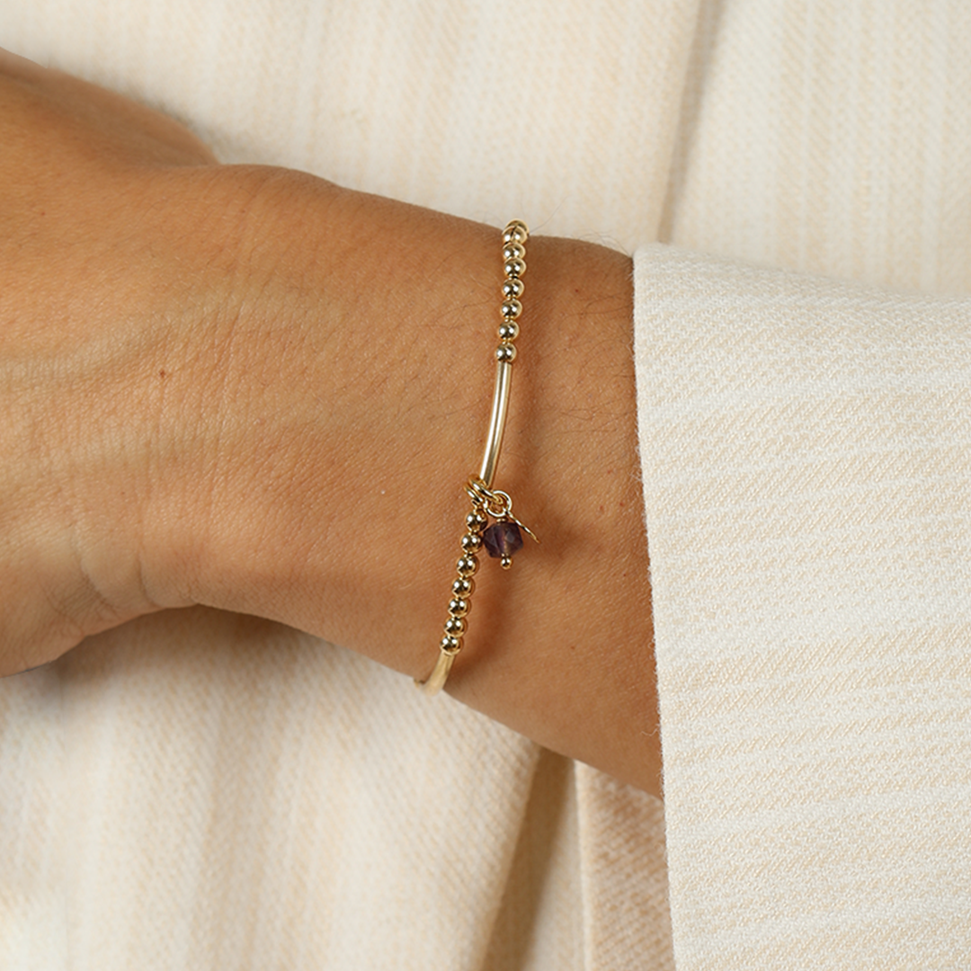 Pancreatic Cancer Awareness Bracelet - Support Ribbon Wristband for Fundraising & Awareness Events - Wear for Hope & Solidarity