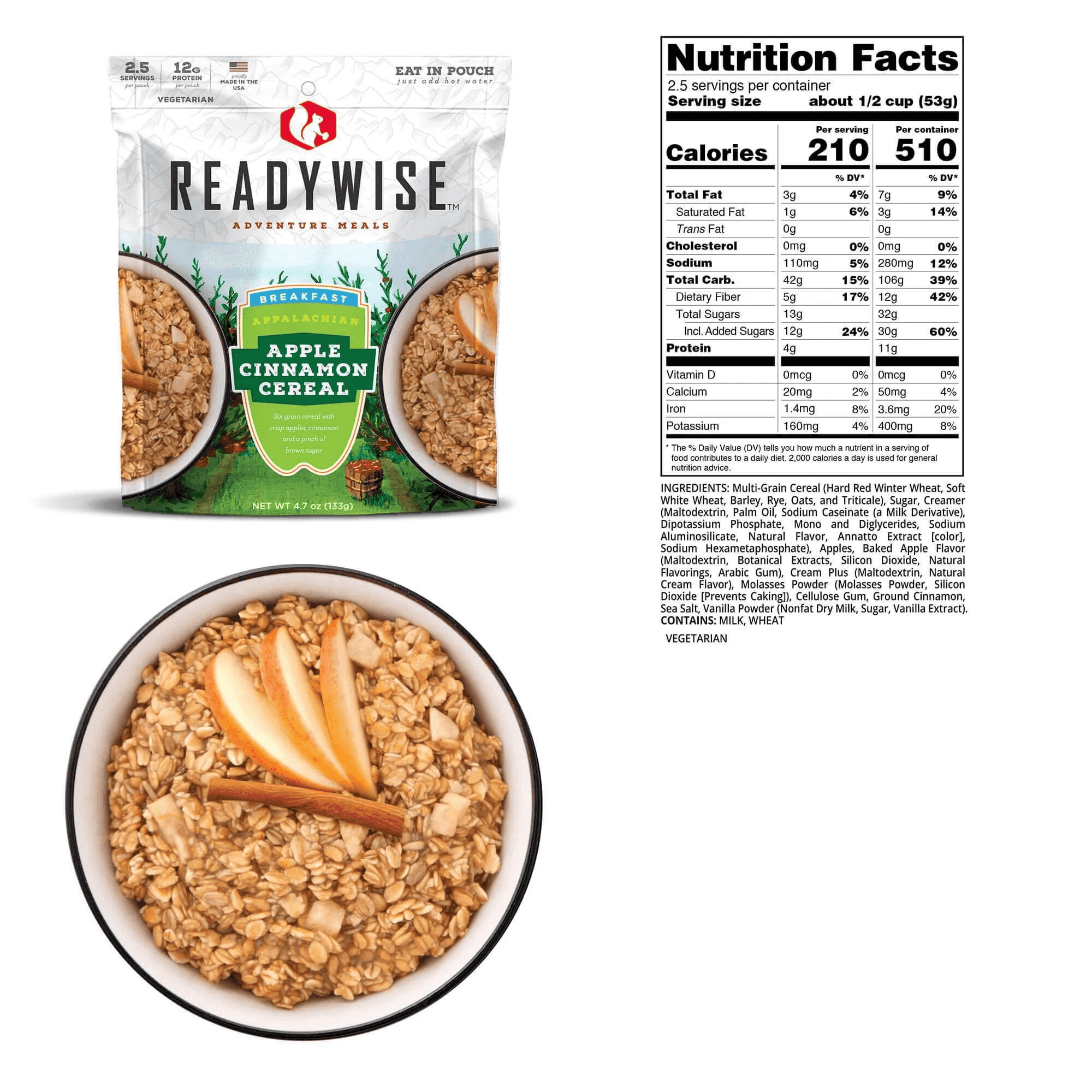 2-Day Emergency Food Supply Kit - 72-Hour Survival Food Rations for Camping, Hiking & Disaster Preparedness