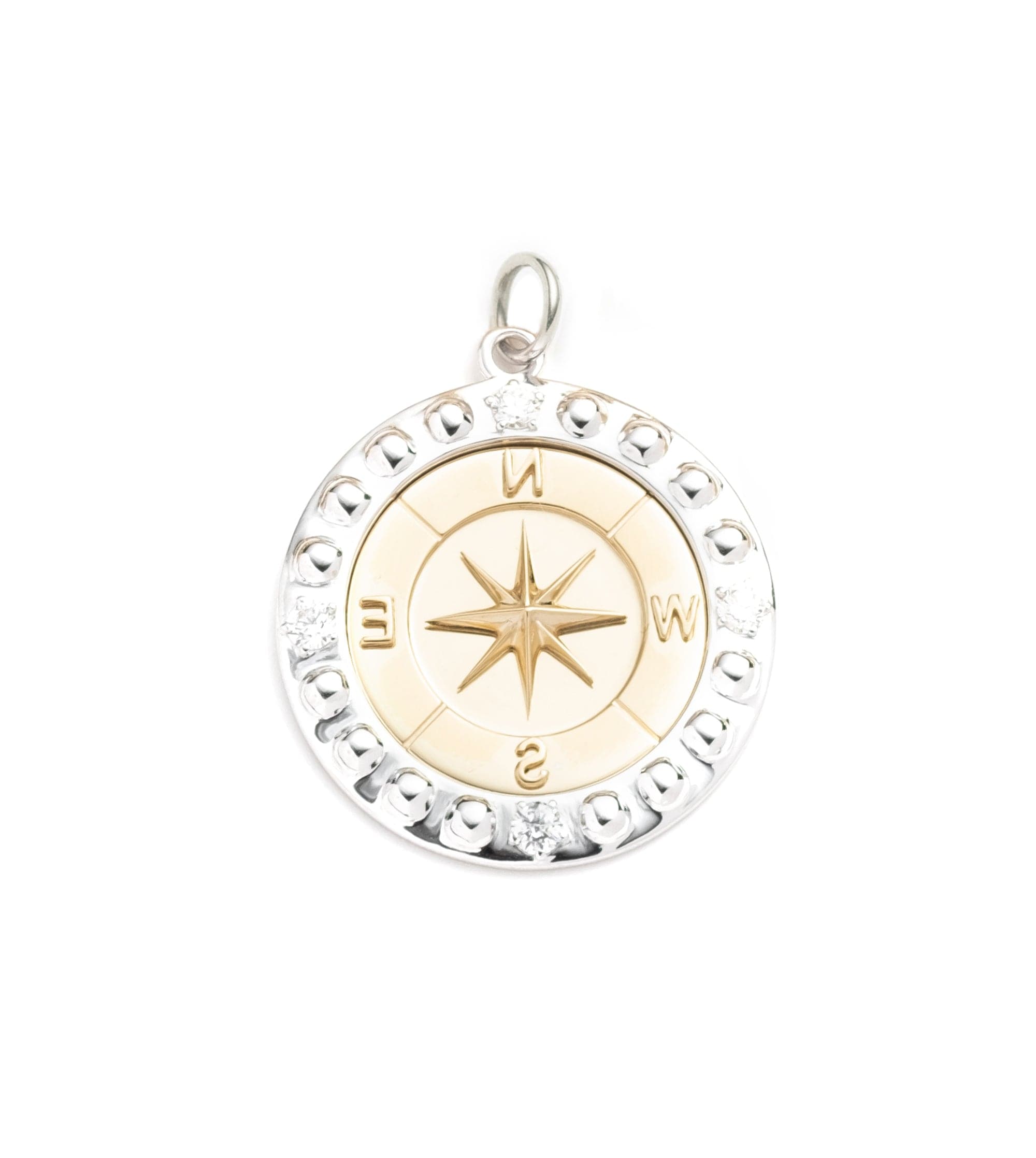 Internal Compass: Large Medallion for Outdoor Adventure & Spiritual Guidance - Perfect for Hiking, Camping & Meditation