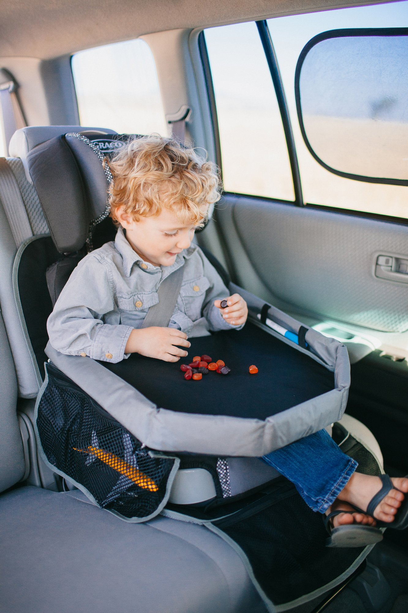 Prince Lionheart Travel Tray for Kids - On-the-Go Snacks & Toys
