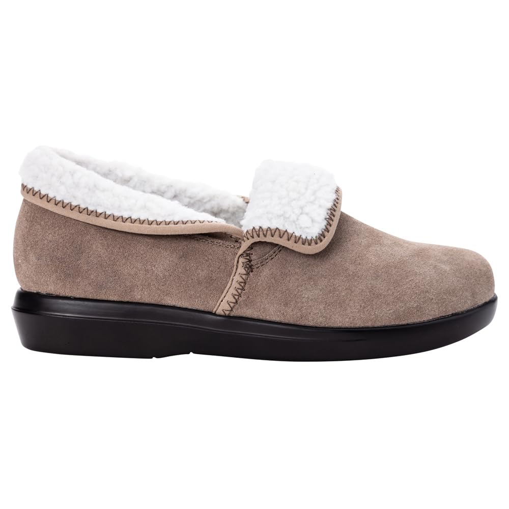 Propét Women's Colbie Slip-On Casual Slippers - Comfortable House Shoes for Women - Perfect for Indoor, Lounge & Relaxation at Home