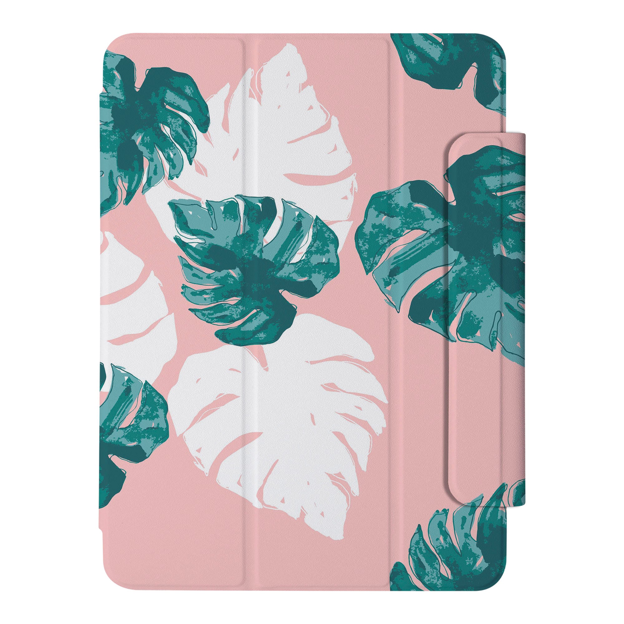 iPad SlimFit Case - Pink Floral Design | Ultra Thin Lightweight Protective Cover for iPad 6th/7th/8th Generation | Perfect for Work, School & Travel