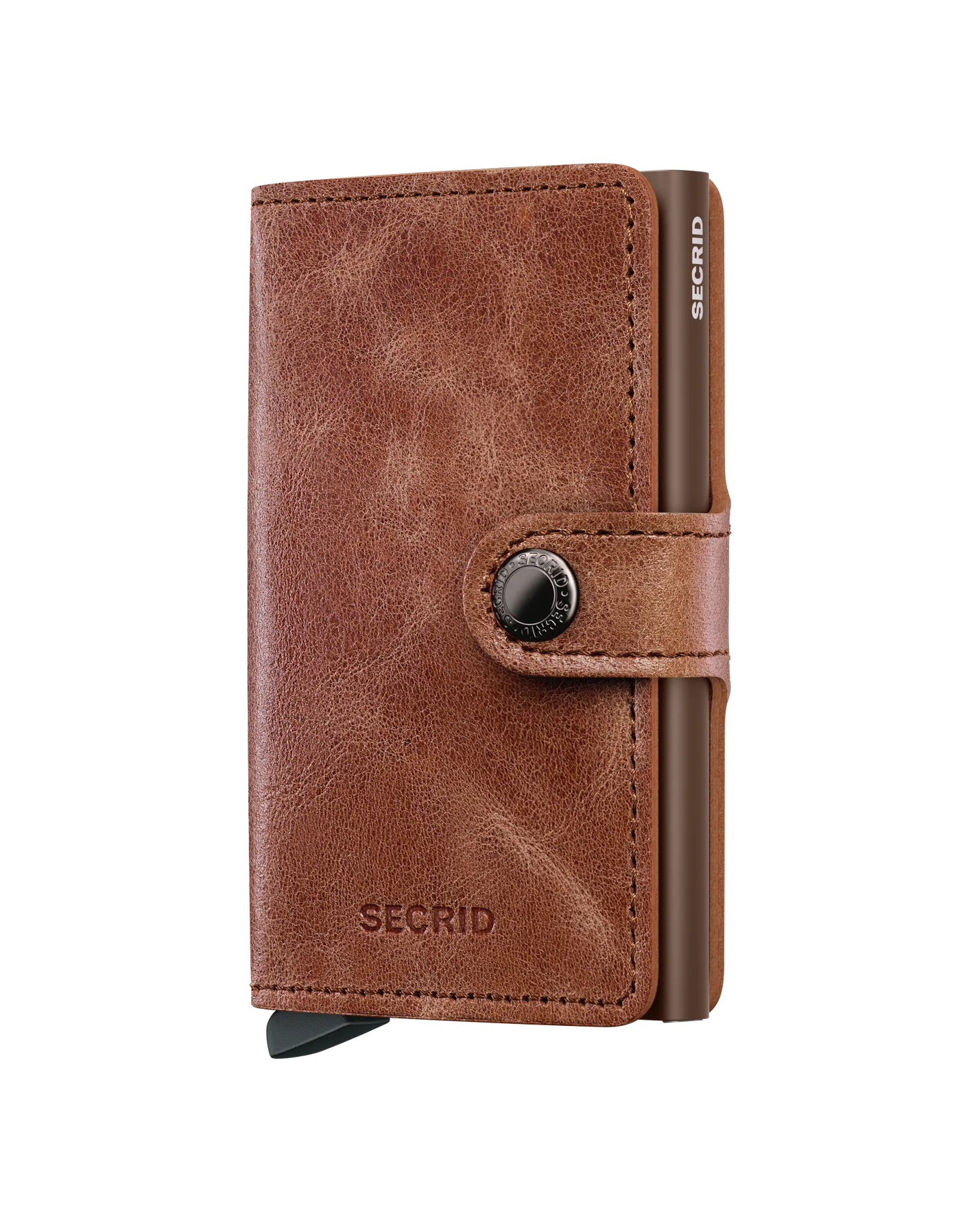 SECRID Vintage Leather Mini Wallet for Women & Men - RFID Blocking Slim Card Holder - Perfect for Travel, Business & Everyday Use