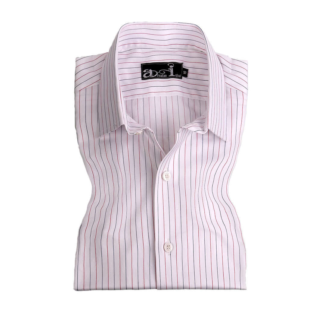 Stylish White and Black Striped Shirt for Women - Perfect for Office, Casual Outfits & Date Nights