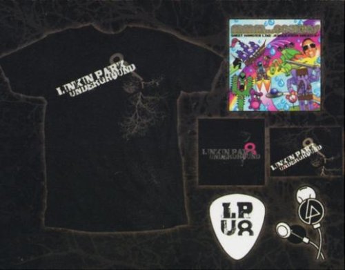 Linkin Park Underground 8 Fan Club Box Set - Exclusive Demos CD, XL T-Shirt, Collectible Patch, Signed Letter & Guitar Pick | Limited Edition Merchandise for Music Lovers & Rock Fans