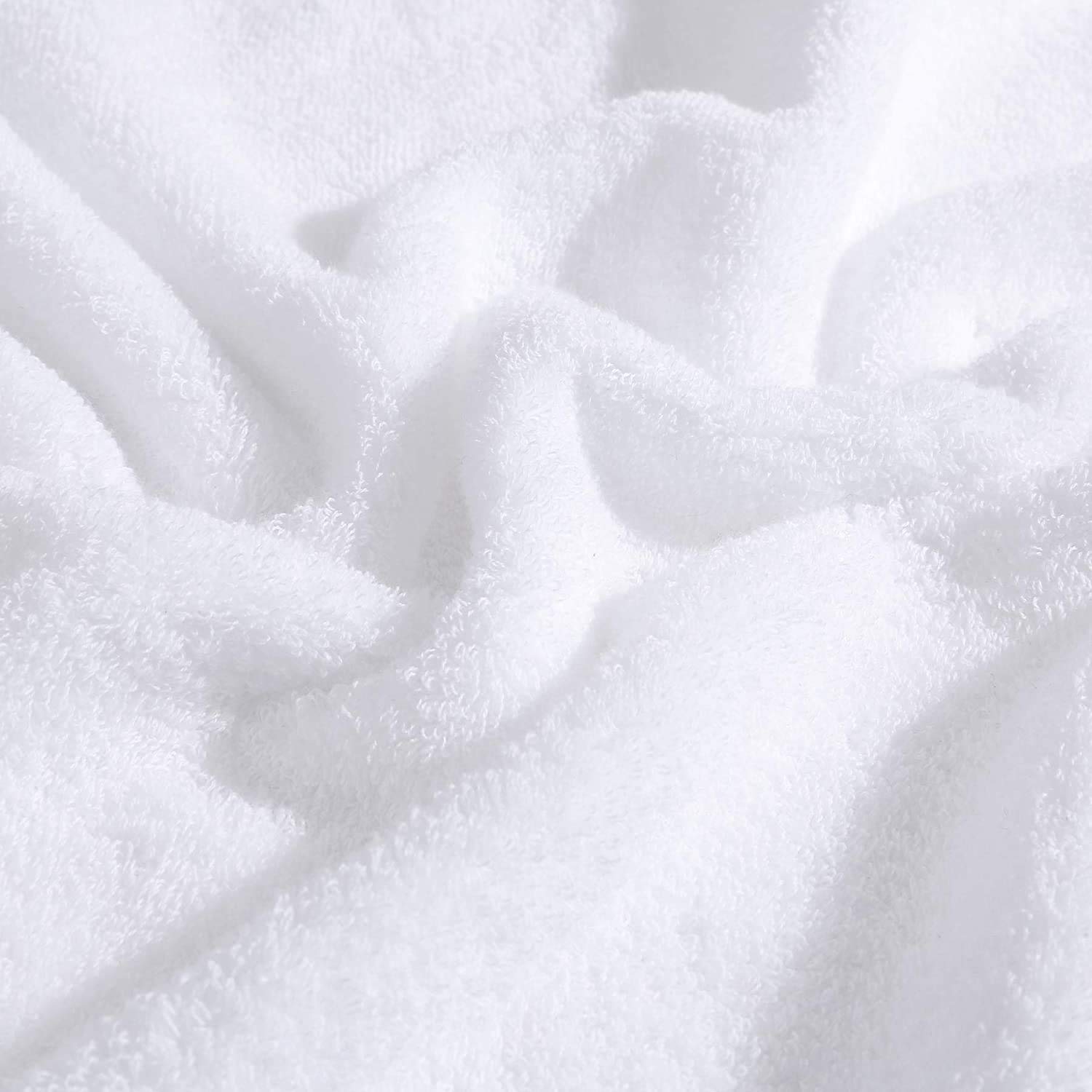 Premium Extra Large Oversized Bath Towels - 100% Cotton Turkish Towels for Maximum Softness & Absorbency - White Bath Sheet (40x80 Inches) - Heavy Weight Luxury Towels (Set of 4) - Perfect for Spa, Beach, Gym & Hotel Use